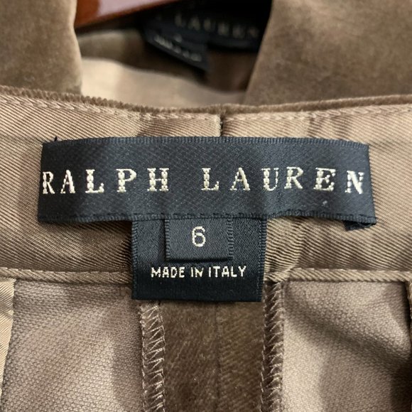 ralph lauren two piece brown suede women pant suit - Picture 5 of 11